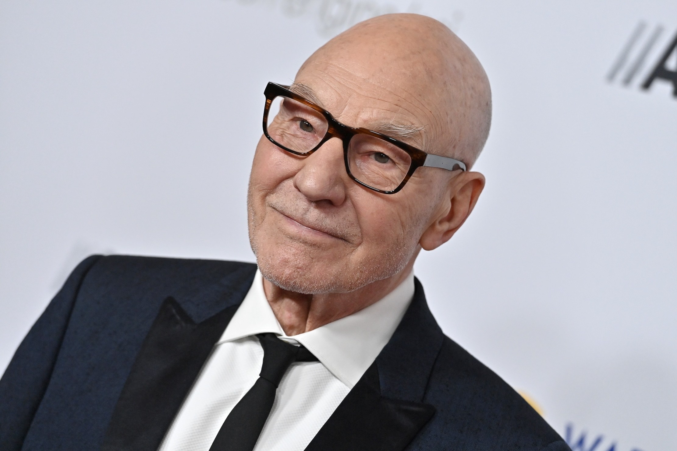 Patrick Stewart attends the 37th Annual American Cinematheque Awards in 2024.