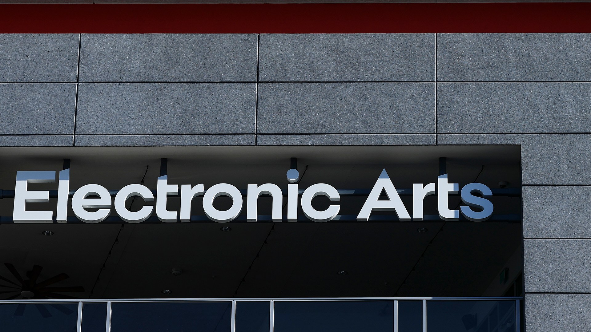 Signage for Electronic Arts on the outside of an office building on January 31, 2025 in Orlando, Florida. EA Sports is the creator of Madden NFL 25 and College Football 25.