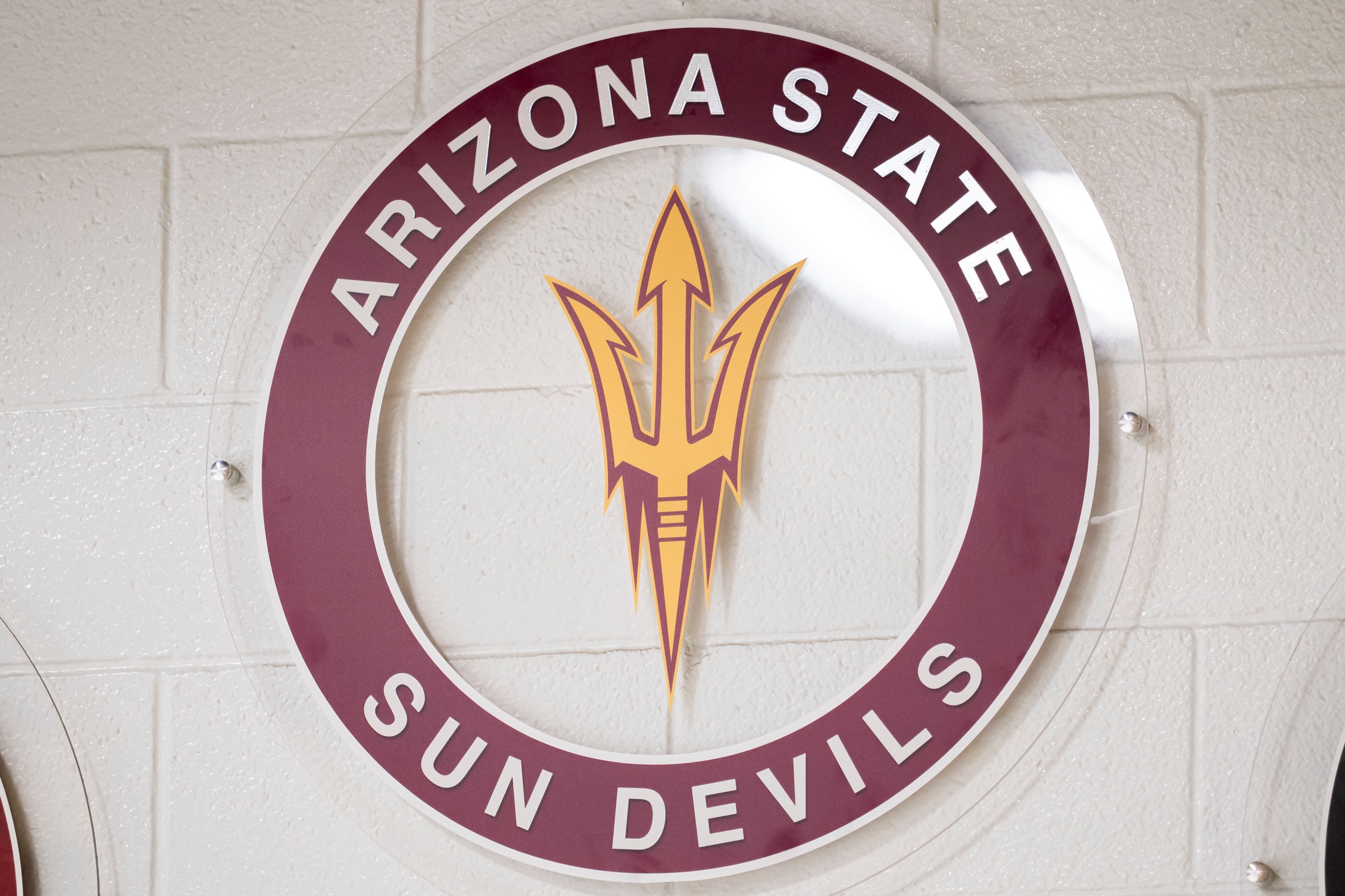 A general view of the Arizona State Sun Devils logo