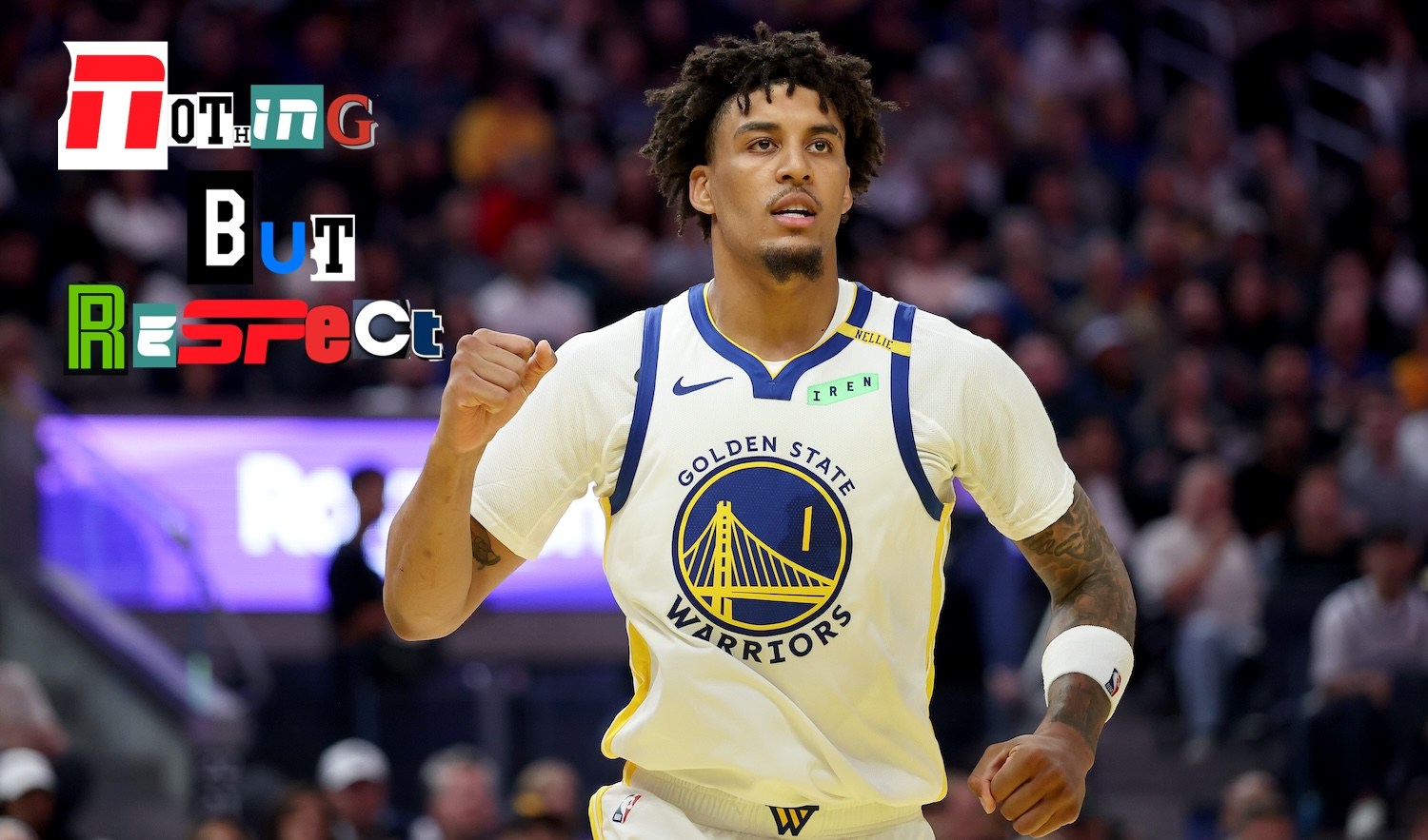 SAN FRANCISCO, CALIFORNIA - OCTOBER 23: Yaxel Lendeborg #1 of the Golden State Warriors reacts against the Memphis Grizzlies at Chase Center on October 23, 2026 in San Francisco, California. NOTE TO USER: User expressly acknowledges and agrees that, by downloading and/or using this photograph, user is consenting to the terms and conditions of the Getty Images License Agreement. (Photo by Ezra Shaw/Getty Images)