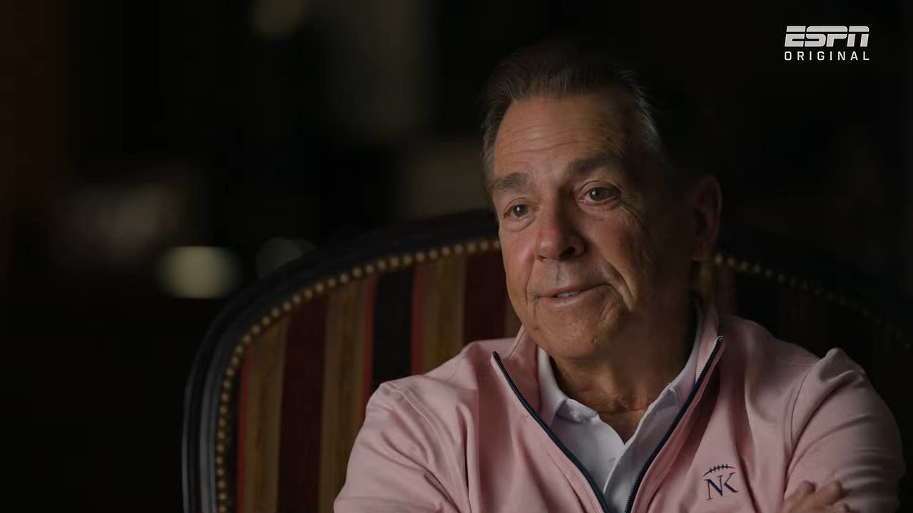 Nick Saban, saying a lot of nothing