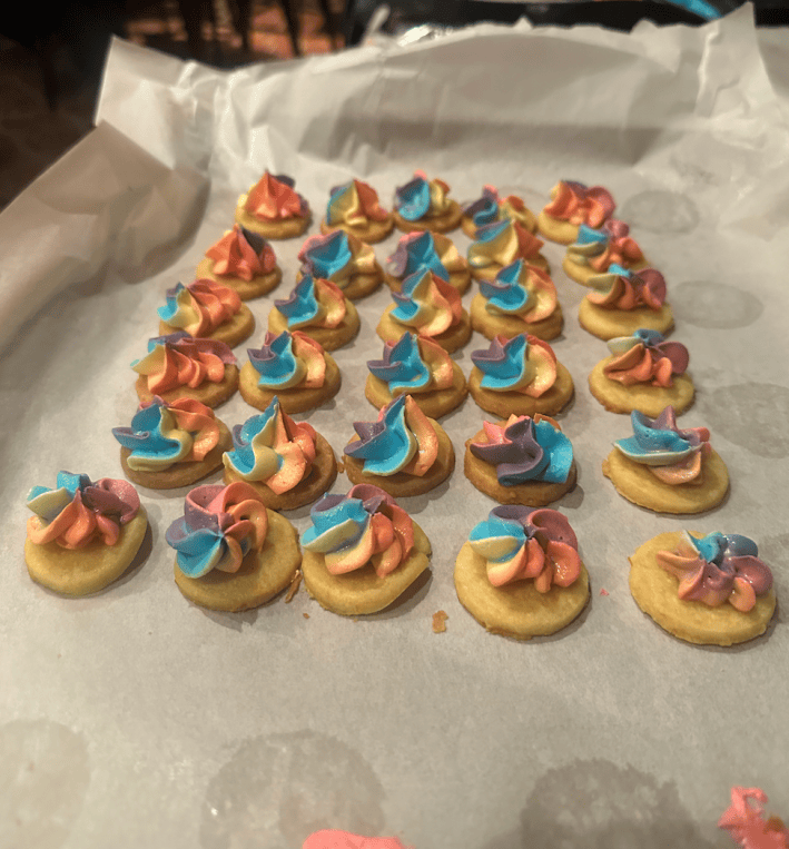 a bunch of little gem cookies