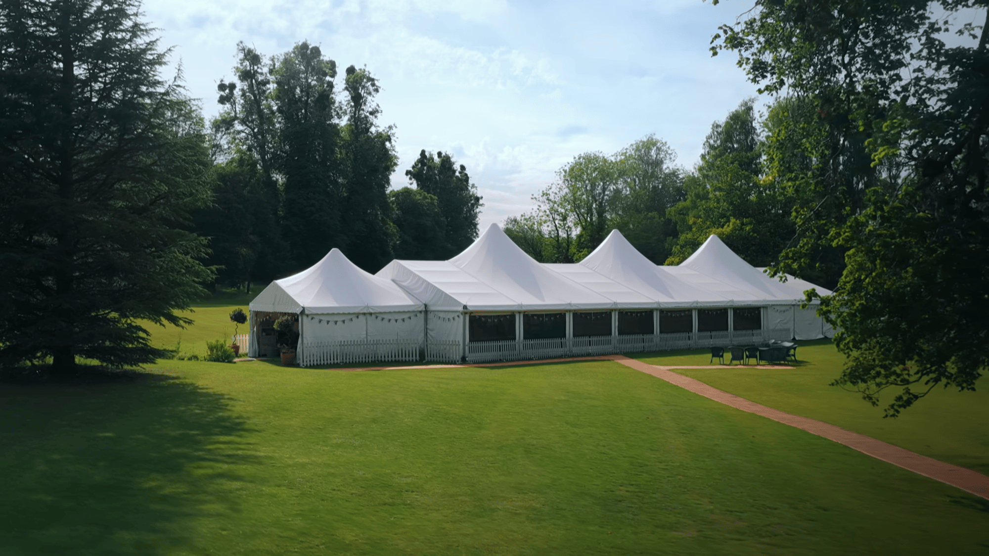 The tent of the Great British Bake Off.
